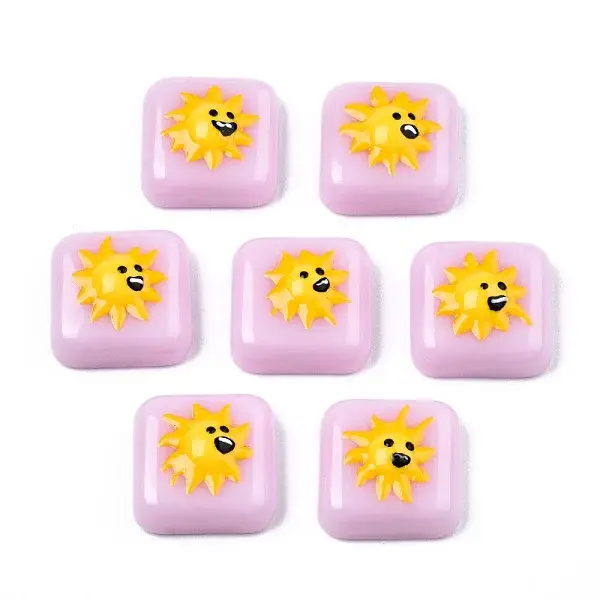 Opaque Resin Enamel Cabochons