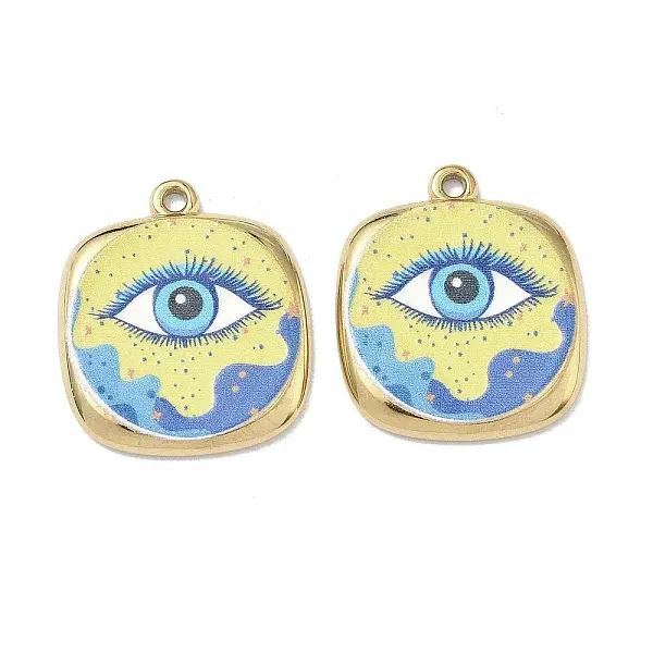 304 Stainless Steel Enamel Pendants