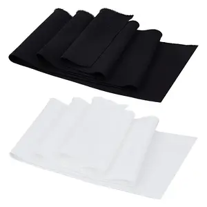 2Pcs 2 Colors Polyester Stretch Kintted Rib Fabric