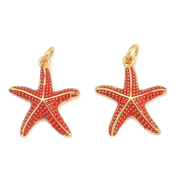 Brass Enamel Pendants