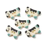 2-Hole Printed Opaque Resin Buttons