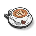 Coffee Theme Silicone Beads