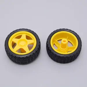 PVC Wheel Robot Toy Accessories