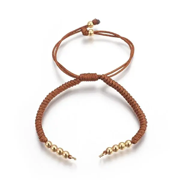 Nylon Cord Braided Bead Bracelets Making