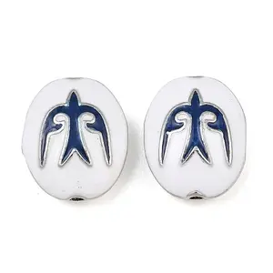 Brass Enamel Beads