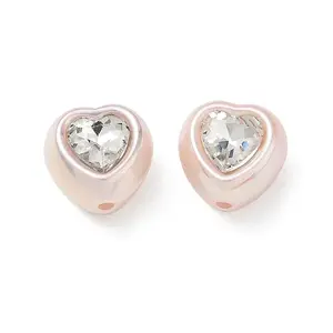 Baking Painted Acrylic & Rhinestone Beads