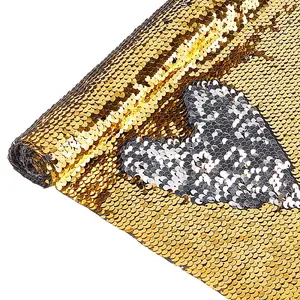 PET Double-sided Flip Sequin Fabric
