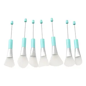 7Pcs Plastic & Silicone Cleaning Brushes