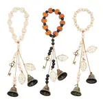 3Pcs Wood Beads Pendant Decoration