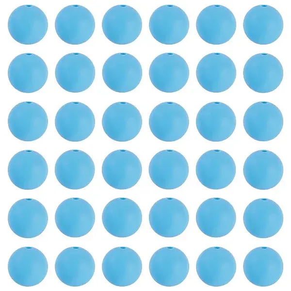 50Pcs Food Grade Eco-Friendly Silicone Beads