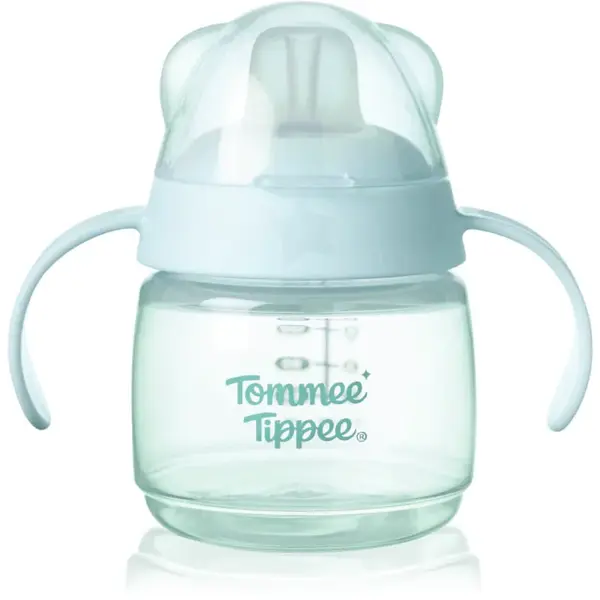 Tommee Tippee Transition Spout Cup netekoucí hrnek 4m+ Blue 150 ml