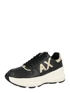 ARMANI EXCHANGE Nízke tenisky  zlatá / čierna