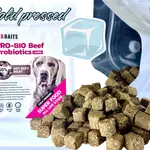 LK Baits Pet PRO-BIO, Hovězí Granule Lisované za Studena s Probiotiky, Small 1kg