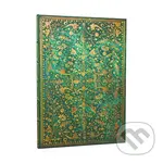 Paperblanks - 12-mesačný týždenný diár Emerald Flower 2027