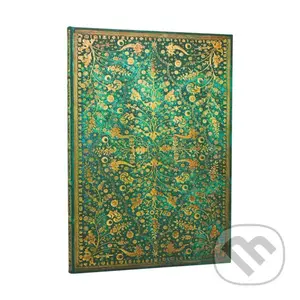 Paperblanks - 12-mesačný týždenný diár Emerald Flower 2027