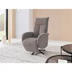 Sit & More RELAXAČNÍ KŘESLO, textil, šedohnědá