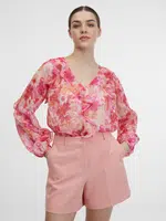 Orsay Růžová dámská květovaná halenka - Dámské