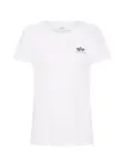 ALPHA INDUSTRIES Tričko  čierna / biela