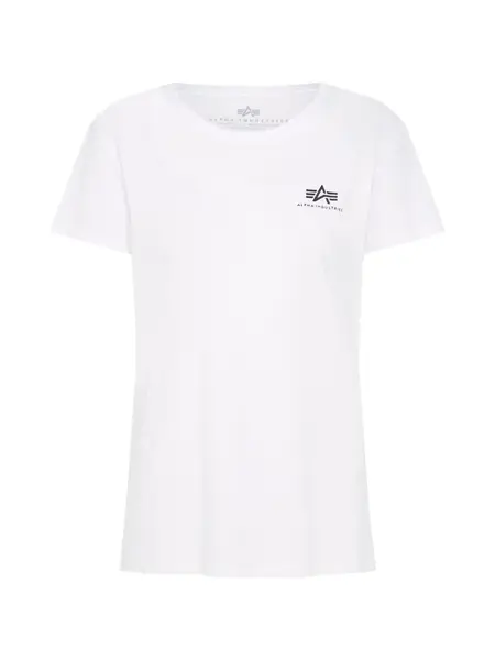 ALPHA INDUSTRIES Tričko  čierna / biela