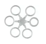 Mivardi Elastické kroužky na nástrahy 10 mm