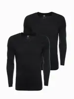 Ombre Men's V-NECK longsleeve set - mix 2
