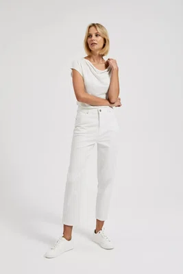Marisse Women's Jeans L-Je-4300 Off White