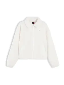 Tommy Jeans Prechodná bunda  biela