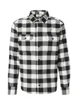 DAN FOX APPAREL Košeľa 'Efe'  čierna / biela