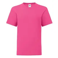 Pink children's t-shirt in combed cotton Fruit of the Loom