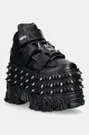 New Rock CRUST NEGRO NEGRO, FIRE CASCO sneakers boty dámské kožené
