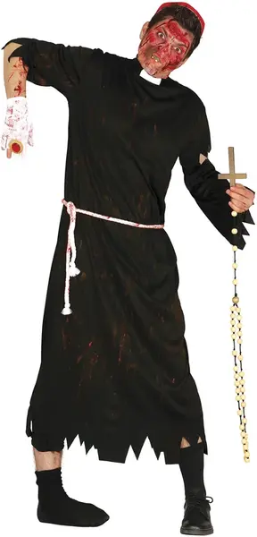 Kostým Zombie farár L 52-54
