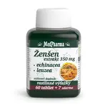 MedPharma ŽENŠEN 350 mg + Echinacea + Leuzea