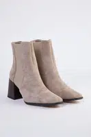 Trendyol Mink Thick Block Heel Women's Ankle Boots