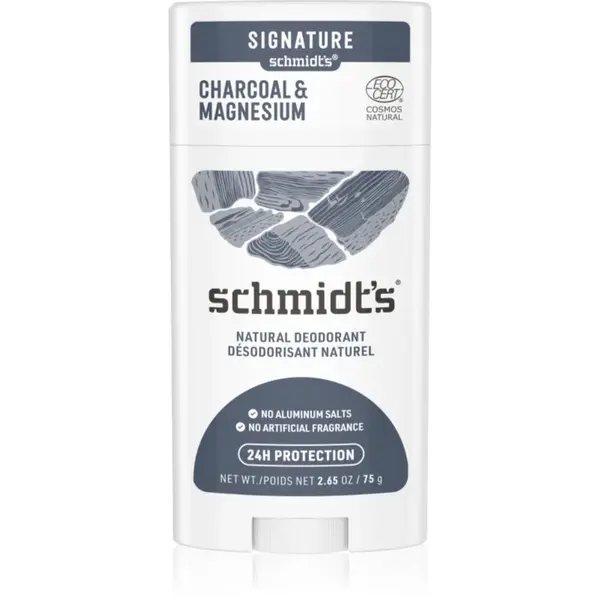 Schmidt's Charcoal + Magnesium přírodní tuhý deodorant 75 g