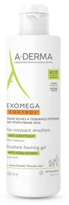 A-DERMA Zvláčňující pěnivý gel pro suchou pokožku se sklonem k atopickému ekzému Exomega Control (Emollient Foaming Gel) 500 ml
