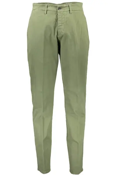 Pánské zelené chino kalhoty Harmont &amp; Blaine