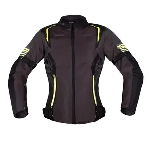 Dámská letní moto bunda W-TEC Jelsa šedá-fluo XS