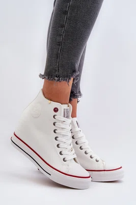 Dámské tenisky na klínku Cross Jeans White