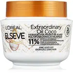 L'Oréal Paris Maska na vlasy s kokosovým olejem na normální až suché, nepoddajné vlasy Elseve Extraordinary Oil 300 ml