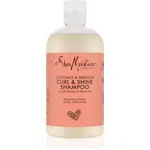 Shea Moisture Coconut & Hibiscus hydratační šampon pro vlnité a kudrnaté vlasy 384 ml