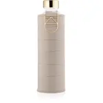 Equa Mismatch skleněná láhev na vodu + obal z umělé kůže barva Beige 750 ml