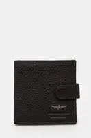 Kožená peněženka Aeronautica Militare hnědá barva, AM184