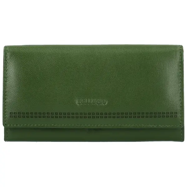 Dámská kožená peněženka zelená - Bellugio Valerie