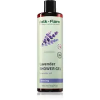 Folk & Flora Lavender relaxační sprchový gel 400 ml