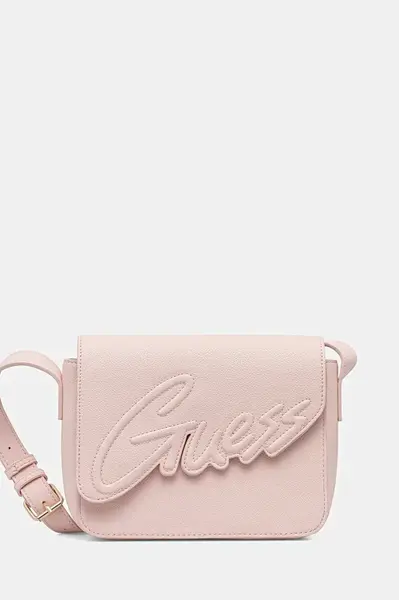 Kabelka Guess Girl růžová barva, J3YZ32 WG730