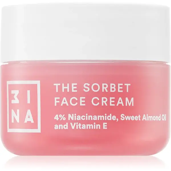 3INA The Sorbet Face Cream lehký hydratační krém na obličej 10 ml