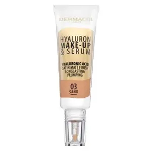 Dermacol Hyaluron Make-up & Serum make-up s kyselinou hyaluronovou 03 Sand 25 g