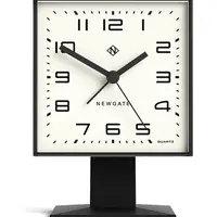 Budík Newgate Victor 14 cm černá barva