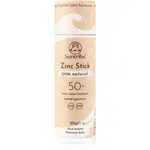 Suntribe Sports Zinc Stick minerální ochranná tyčinka na citlivá místa SPF 50 Original White 30 g