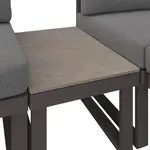 Ambia Garden ZAHRADNÍ STŮL, kov, kámen, 67/43/35 cm